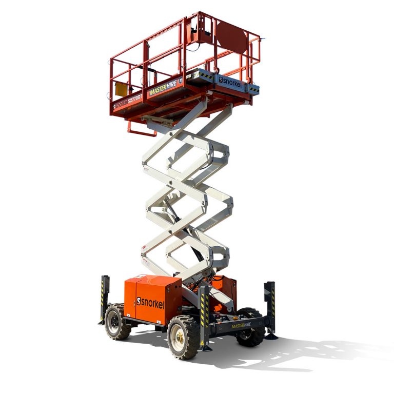 4WD 27ft Scissor Lifts (Rough Terrain) for Hire Master Hire