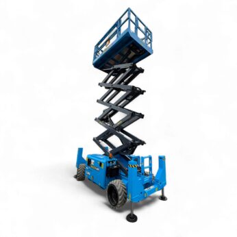 Master Hire 40 ft All Terrain Scissor Lift Front