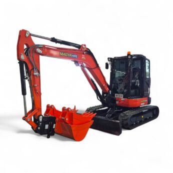 Master Hire 5 tonne excavator