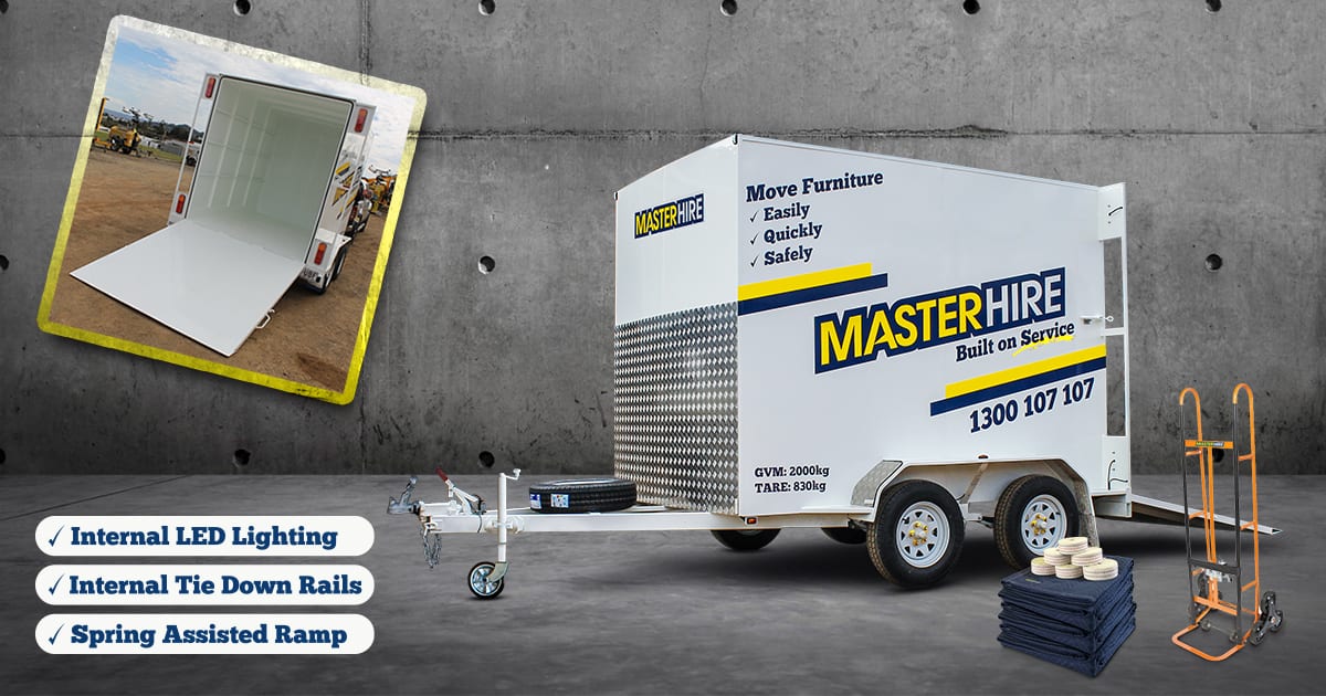 Enclosed Furniture Trailers for Hire Master Hire