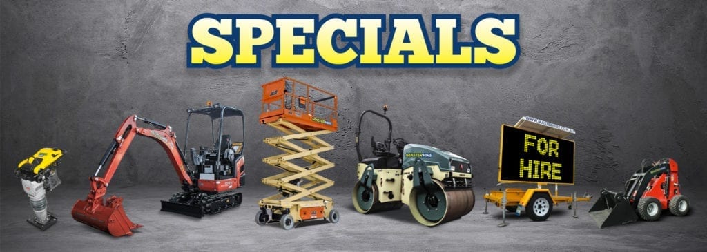 Master Hire Equipment Specials