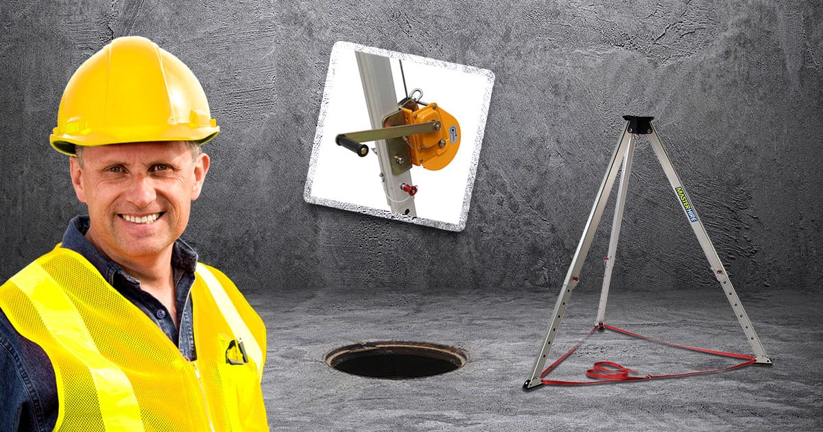 Confined Space Tripod & Winch for Hire in NSW Master Hire
