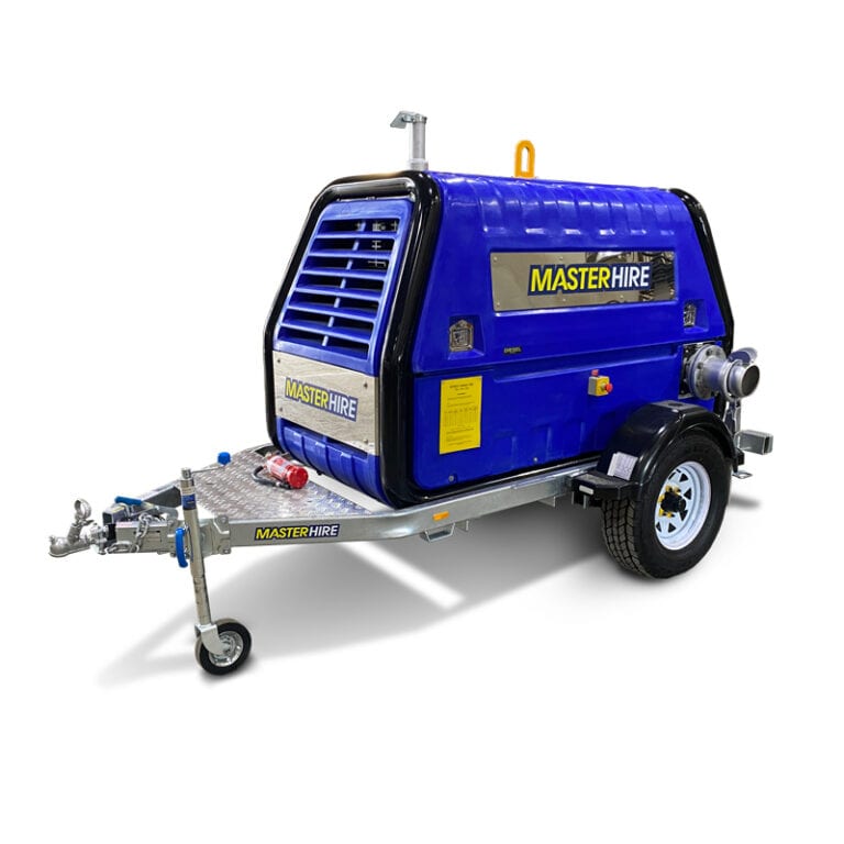 Auto Start Trailer Mounted 6 Inch Pumps for Hire Master Hire