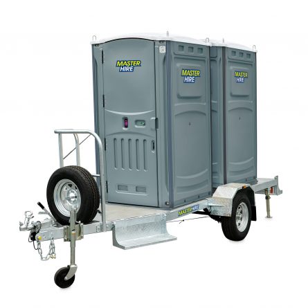 Portable Shower & Toilet Trailer for Hire | Master Hire