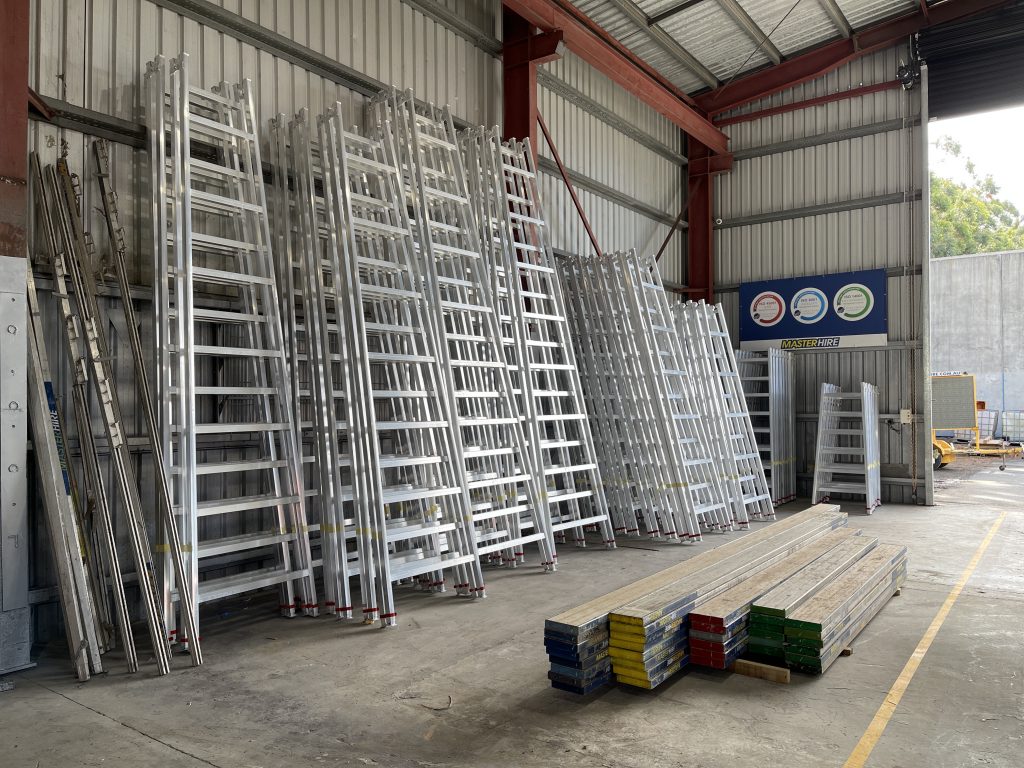Trestles and Planks at Master Hire Gold Coast