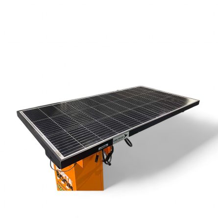 portable boom gate solar panel unit hire