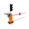 Master Hire portable boom gates with arm down - Portaboom