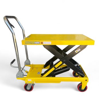 scissor lift trolley extended platform