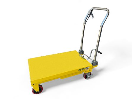 scissor lift trolley retracted platform