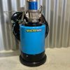submersible puddle pump with hose attached