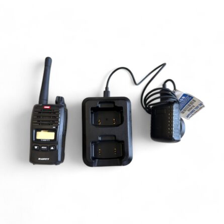 UHF CB radio hire device and charger